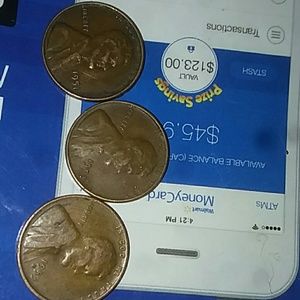 1951,1952,1953 variouserrors weat pennys